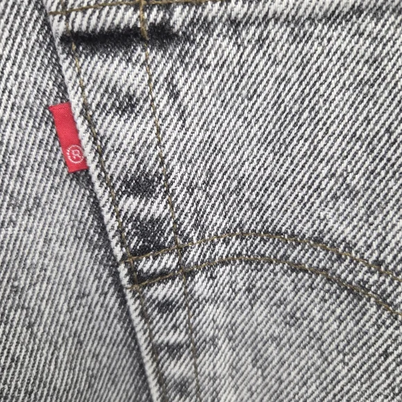 Vintage Levis 550 XX Black Acid Wash Jeans 38x30 - Picture 4 of 8